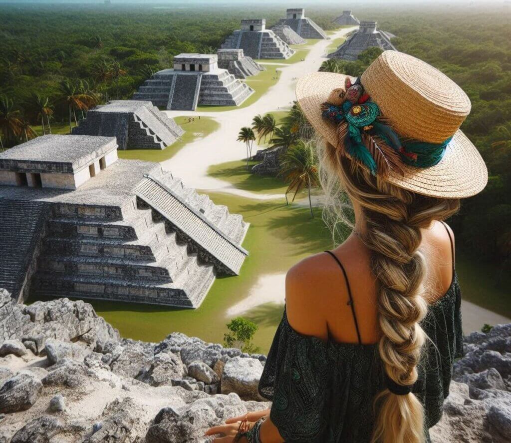 Visite des ruines mayas